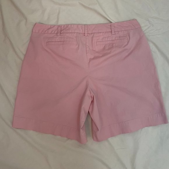 💙 Land's End Chino Shorts Pastel Pink Size 14 - Picture 3 of 5